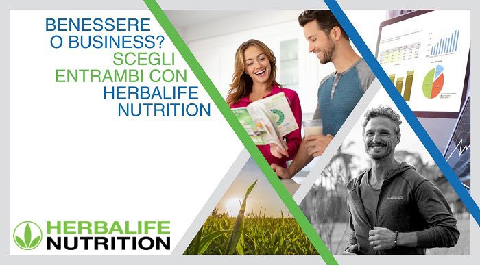 benessere o business scegli entrambi con herbalife nutrition